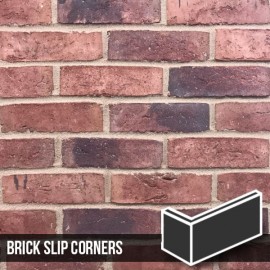 Urban Weathered Red Brick Slips Corners