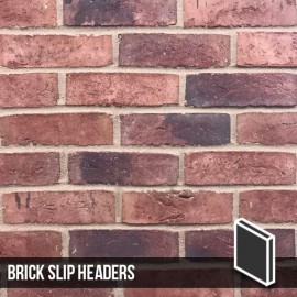 Urban Weathered Red Brick Slip Header