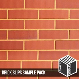 Tuscan Smooth Red Brick Slip - Sample