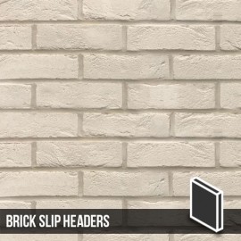 Manhattan White Brick Slip Header