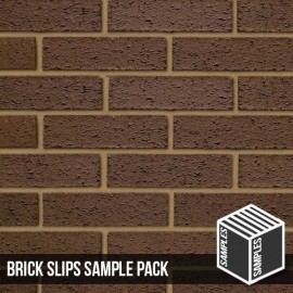 Brown Rustic Brick Slip - Sample