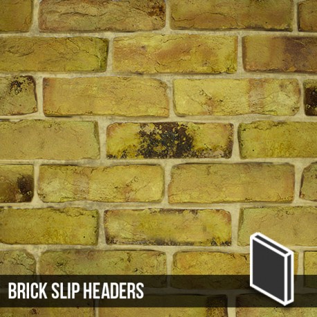 Reclamation Yellow Stock Brick Slip Header