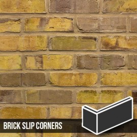 Olde Victorian Yellow Blend Brick Slip Corners