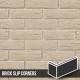 Ivory Cream Brick Slip Corners