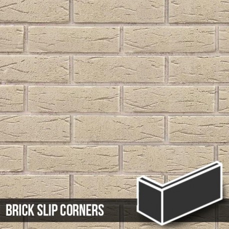 Ivory Cream Brick Slip Corners