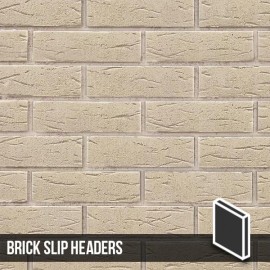 Ivory Cream Brick Slip Header