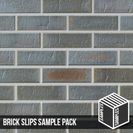 Staffordshire Blue Brick Slip - Sample