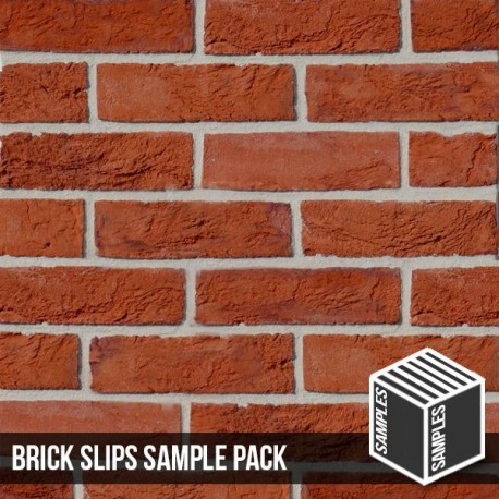 Russet Red Brick Slip - Sample