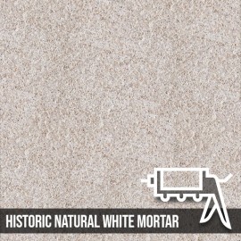 Historic Natural White Brick Slips Gun Injected Mortar
