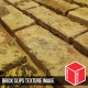 London Reclaimed Yellow Stock Brick Slip Stetcher Reveal