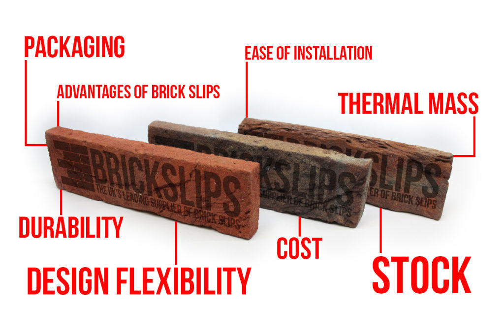 Choose real clay brick slips
