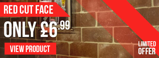 Brick Slips Offer - Reclaimed Red Cut Face only £6.99!